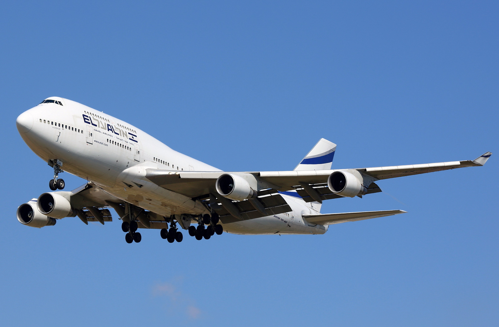 Boeing 747-400 El Al. Photos and description of the plane