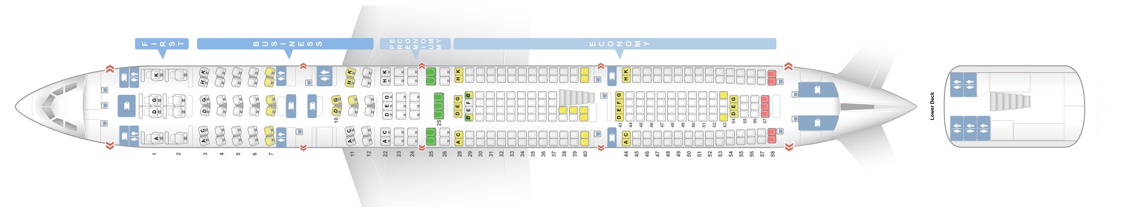 Airbus 346 Seating Chart