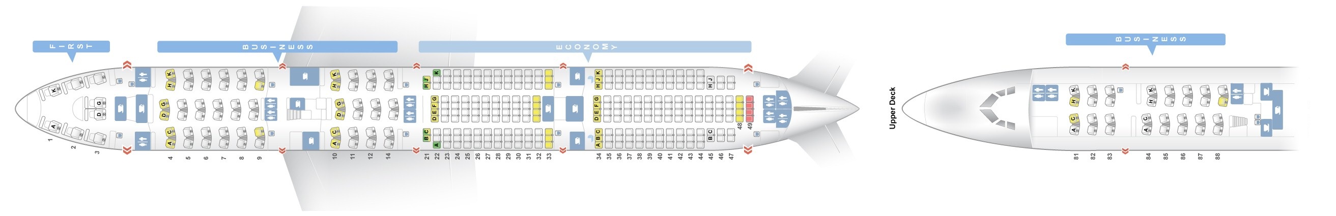 Lufthansa 474 Seating Chart