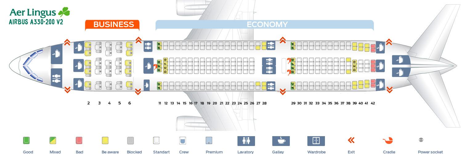 Aer Lingus Flight 108 Seating Chart