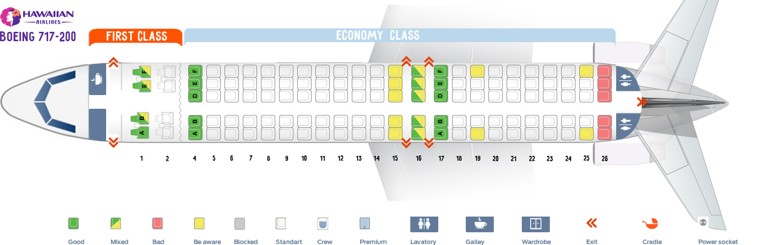 717 Aircraft Seating Chart