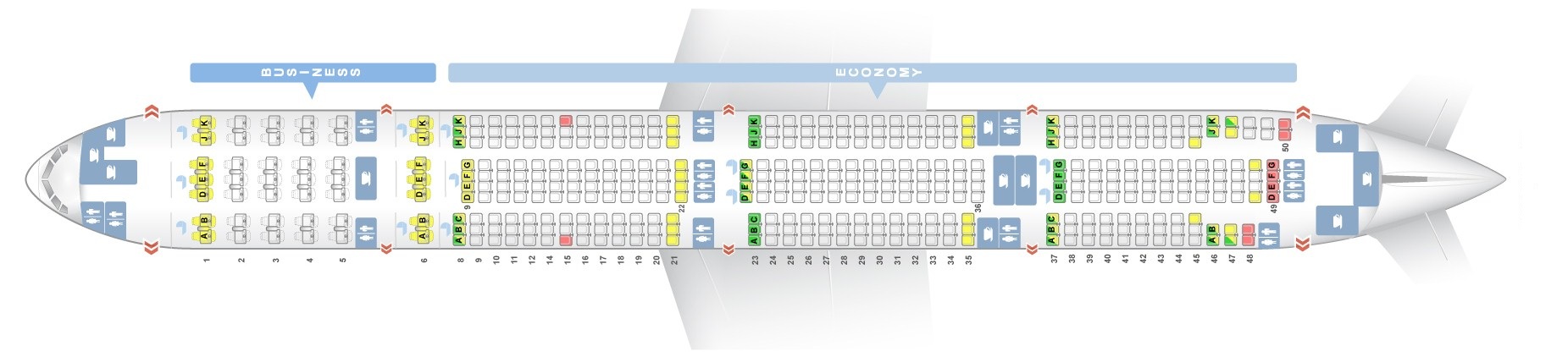 Emirates 777 300er Seating Chart