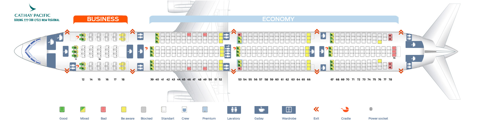 Cathay Pacific 773 Seating Chart