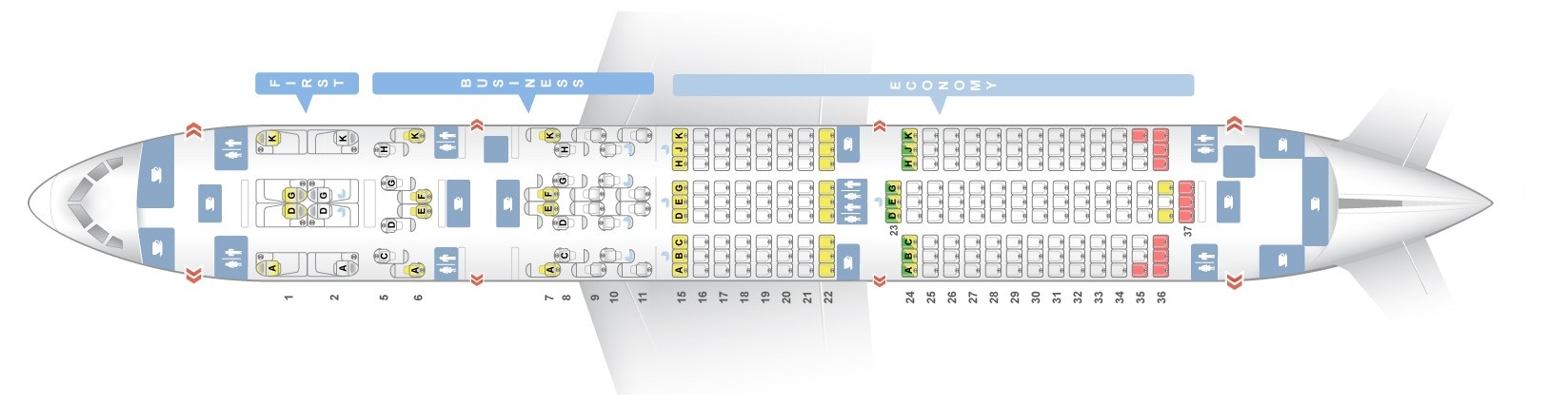 787 9 Seating Chart