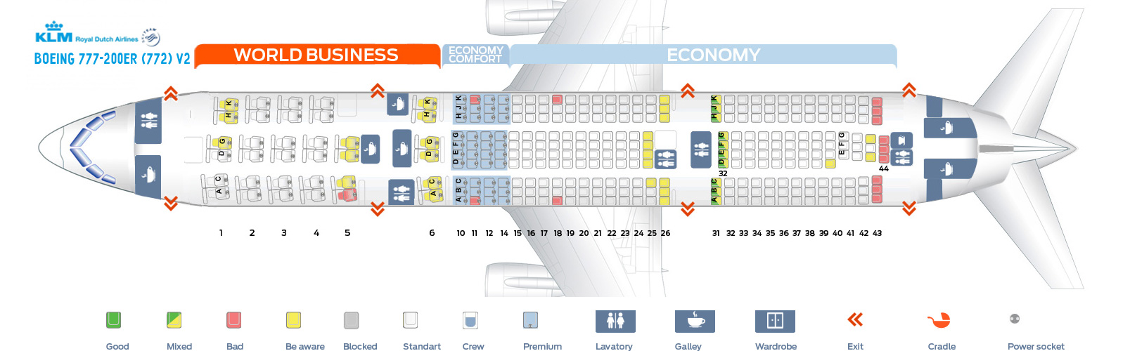 Boeing Seat Map Klm Bruin Blog