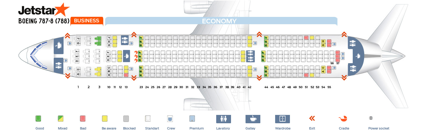 787 Dreamliner Seating Chart