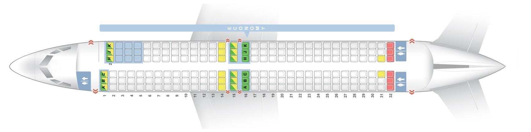 Boeing 738 Seating Chart