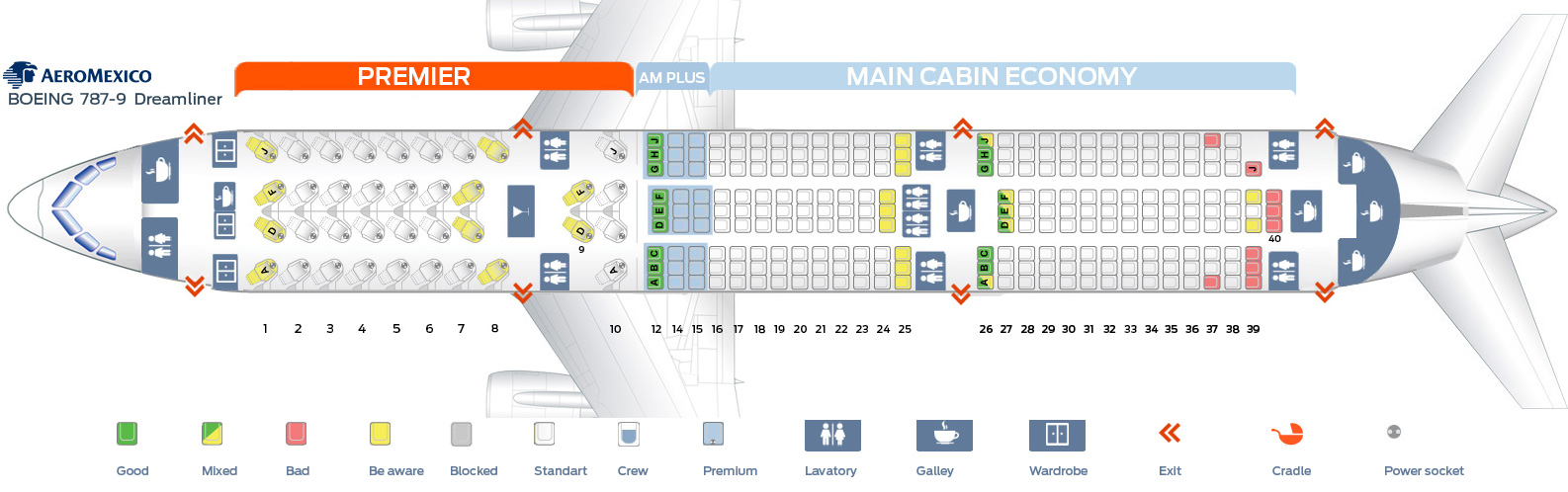 boeing 787 seating plan
