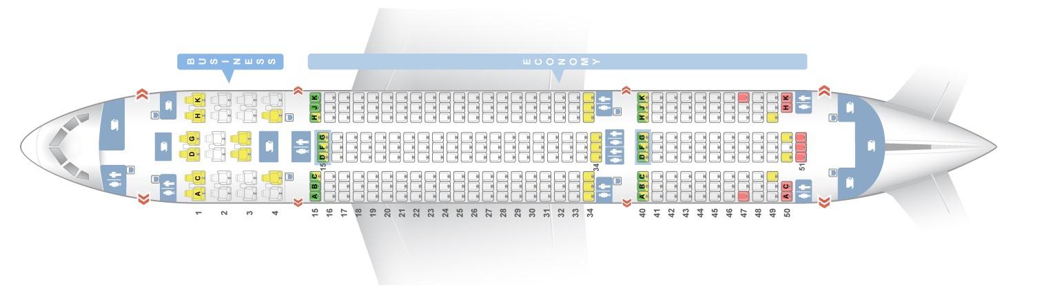 Seat Map Boeing 787 8 Dreamliner Air Europa Best Seats In