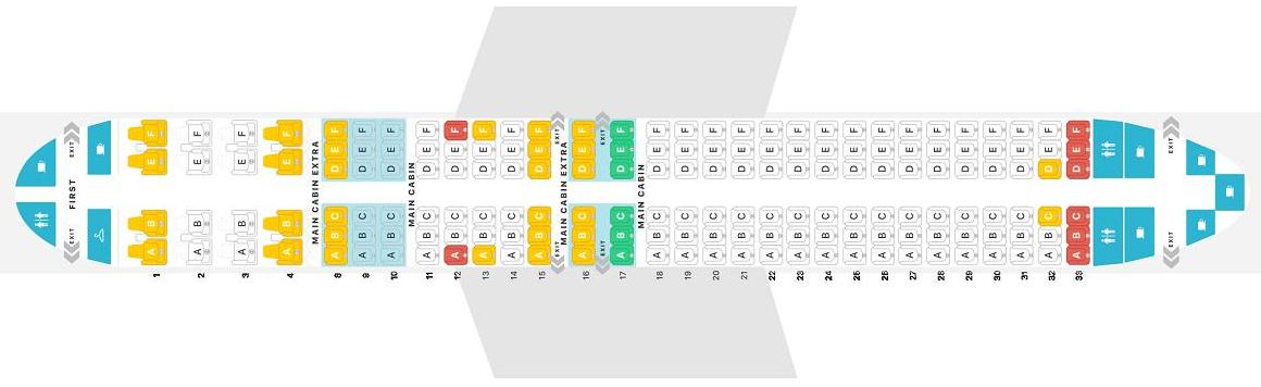 Seat Map Boeing 737 Max 8 American Airlines Best Seats In