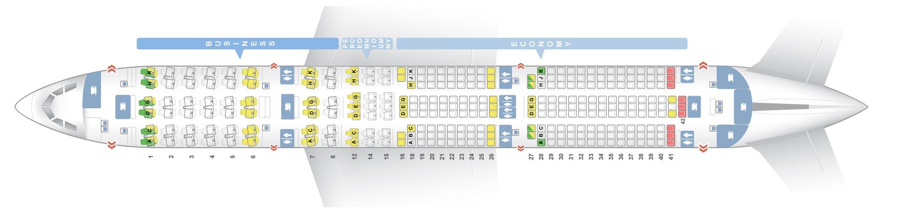 Lufthansa Seating Chart