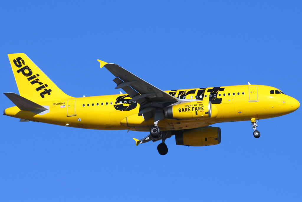 Airbus A319-100 Spirit Airlines. Photos and description of the plane