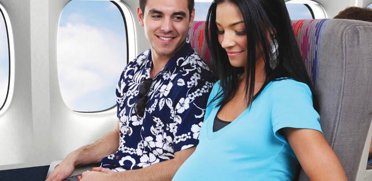 Is it safe travelling by plane while pregnant?