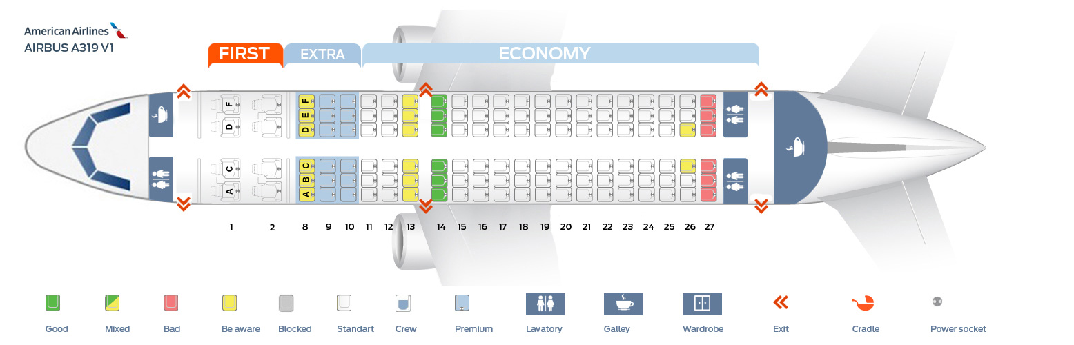 Airbus A319 Seating