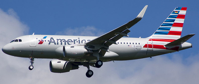 Seat map Airbus A319-100 “American Airlines”. Best seats in the plane