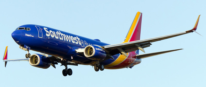 Seat map Boeing 737-800 “Southwest Airlines”. Best seats in the plane