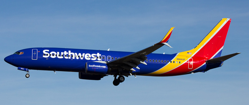 Boeing 737-800 Southwest Airlines. Photos and description of the plane