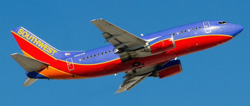 Seat map Boeing 737-500 “Southwest Airlines”. Best seats in the plane