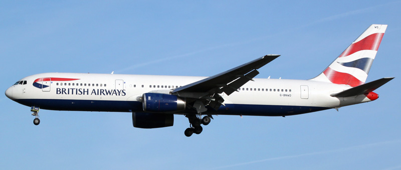 Boeing 767-300 British Airways. Photos and description of the plane