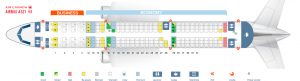 Seat Map Airbus A321-200 Air Canada. Best Seats In Plane