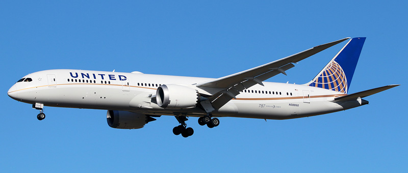 Seat map Boeing 787-9 Dreamliner  “United Airlines”. Best seats in the plane