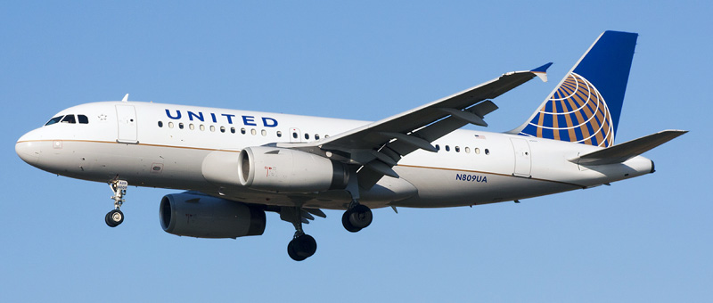 Airbus A319-100 United Airlines. Photos and description of the plane