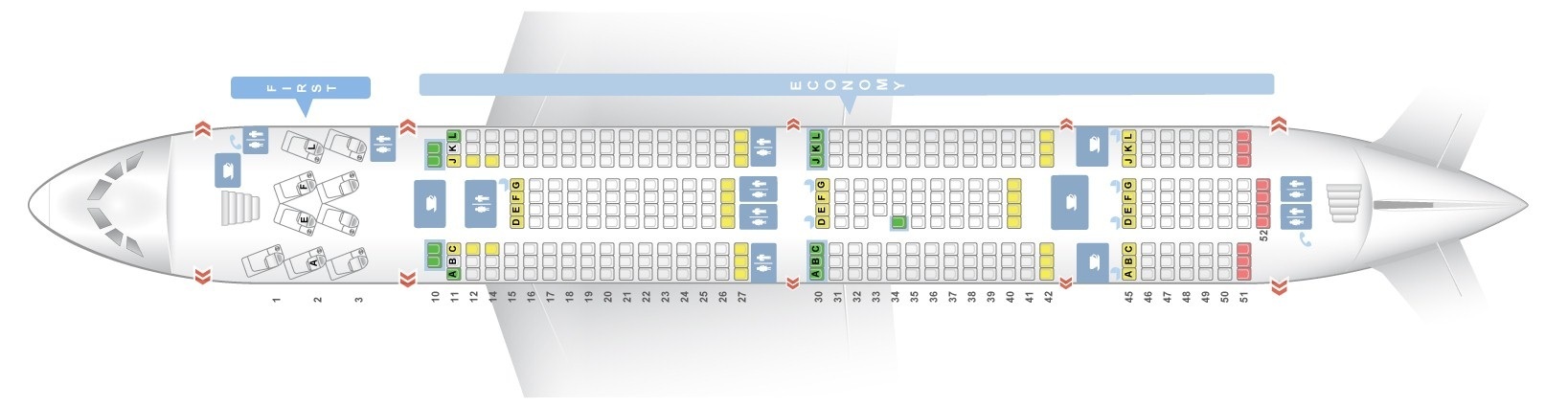 Seat Map Air France A380 Seat map Airbus A380 800 Air France. Best seats in plane