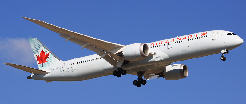 Boeing 787-9 Dreamliner Air Canada. Photos and description of the plane