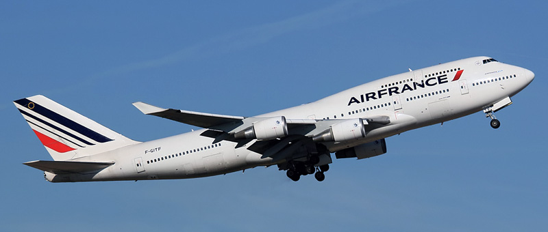 Boeing 747-400 Air France. Photos and description of the plane