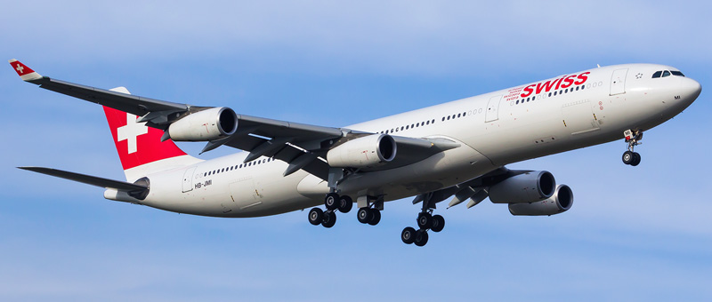 Airbus A340-300 Swiss Airlines. Photos and description of the plane