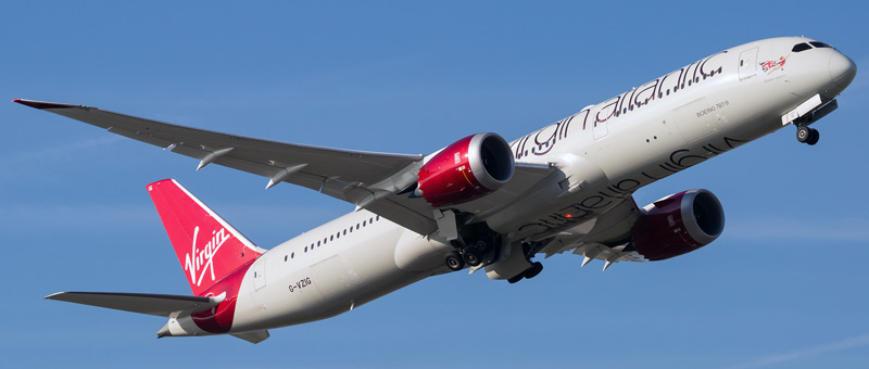 Boeing 787-9 Dreamliner Virgin Atlantic. Photos and description of the plane