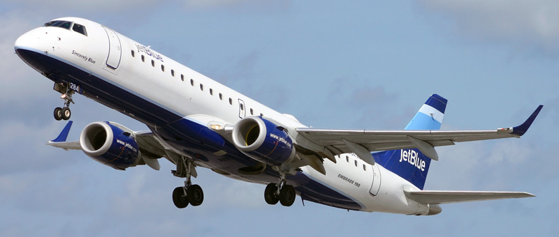 Embraer ERJ-190 JetBlue. Photos and description of the plane