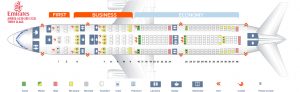 Seat map Airbus A330-200 Emirates. Best seats in the plane