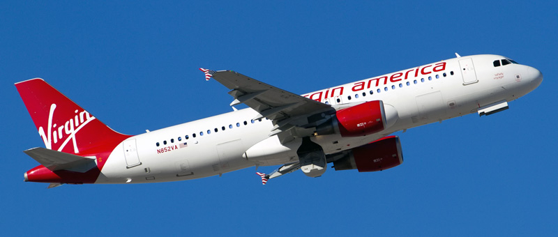 Seat map Airbus A320-200 “Virgin America”. Best seats in the plane