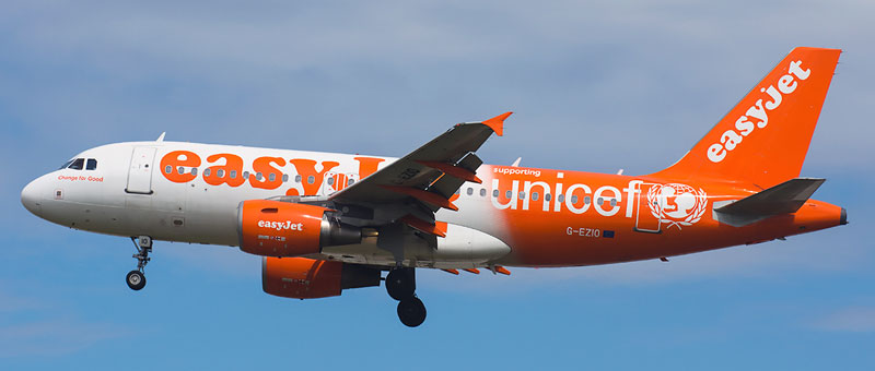 Airbus A319-100 Easyjet. Photos and description of the plane