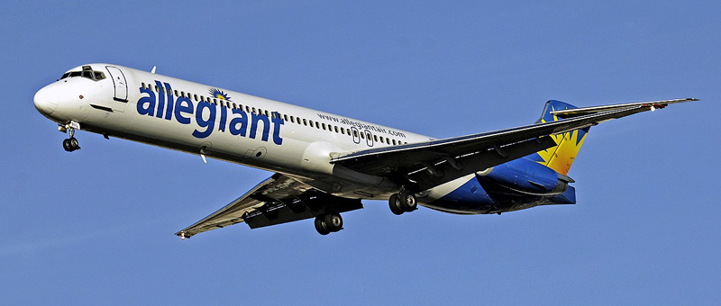 Seat map McDonnell Douglas MD-83 Allegiant Air. Best seats in the plane