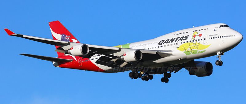 Boeing 747-400 Qantas Airways. Photos and description of the plane