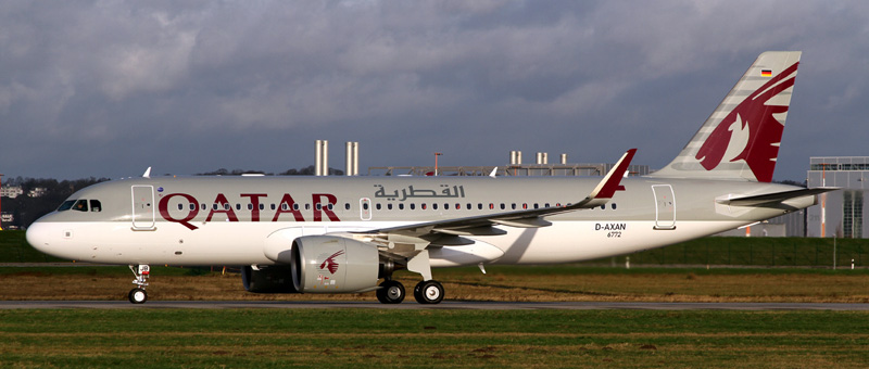 Airbus A320-200 Neo Qatar Airways. Photos and description of the plane