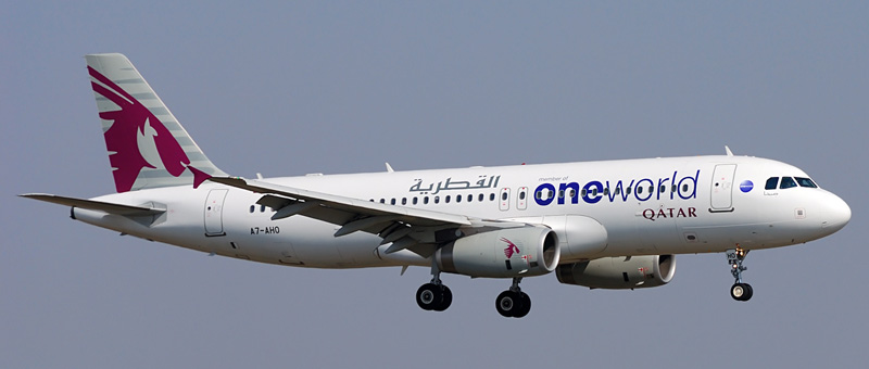 Airbus A320-200 Qatar Airways. Photos and description of the plane