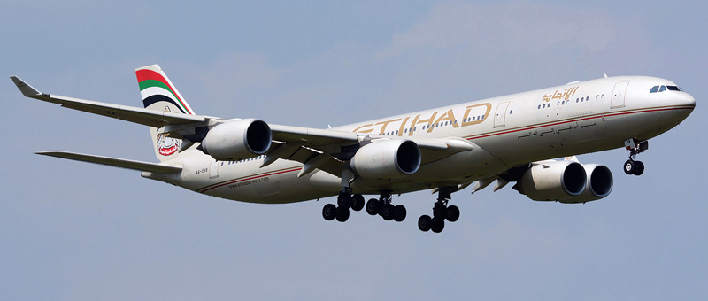 Airbus A340-500 Etihad Airways. Photos and description of the plane