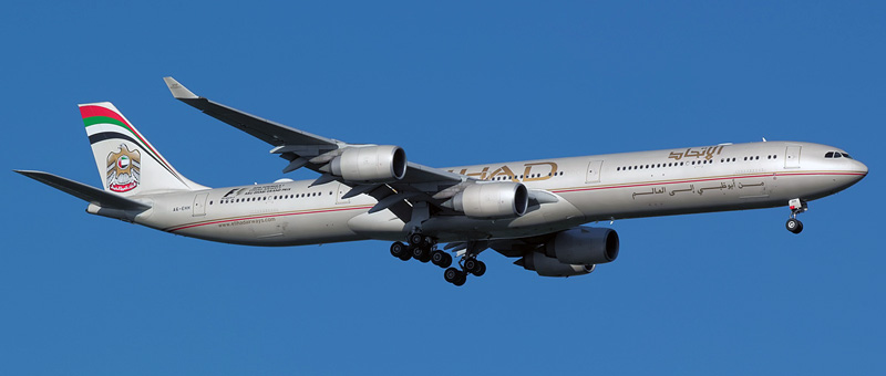 Airbus A340-600 Etihad Airways. Photos and description of the plane