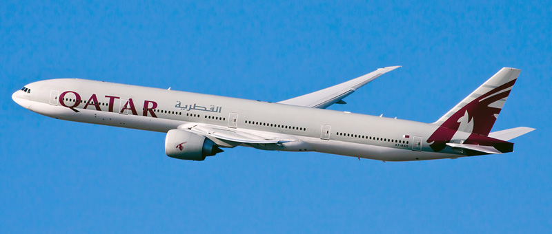 Boeing 777-300 Qatar Airways. Photos and description of the plane