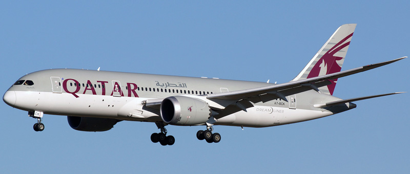 Boeing 787-8 Dreamliner Qatar Airways. Photos and description of the plane