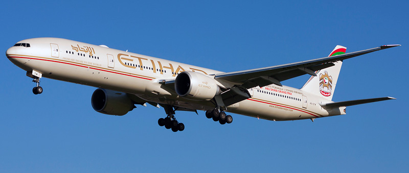 Boeing 777-300 Etihad Airways. Photos and description of the plane