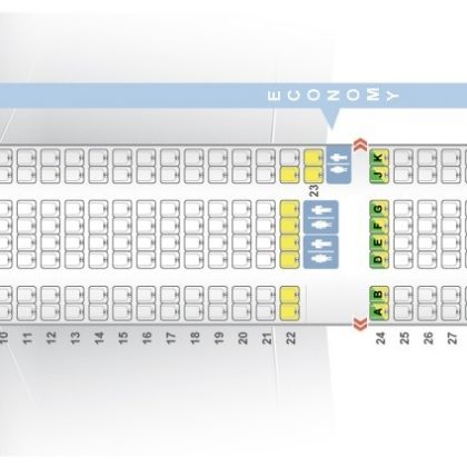 Seat map Boeing 777-300 Air Canada. Best seats in plane