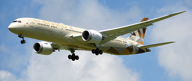 Boeing 787-9 Dreamliner Etihad Airways. Photos and description of the plane