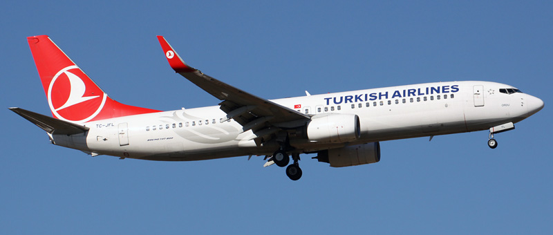 Boeing 737-800 Turkish Airlines. Photos and description of the plane