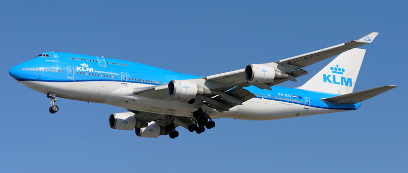 Boeing 747-400 KLM. Photos and description of the plane