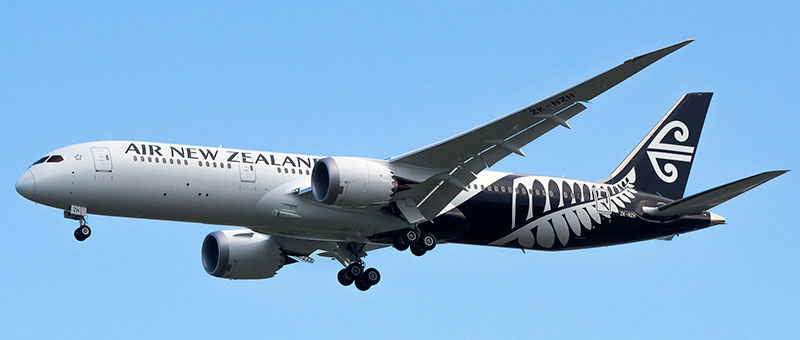 Boeing 787-9 Dreamliner Air New Zealand. Photos and description of the plane