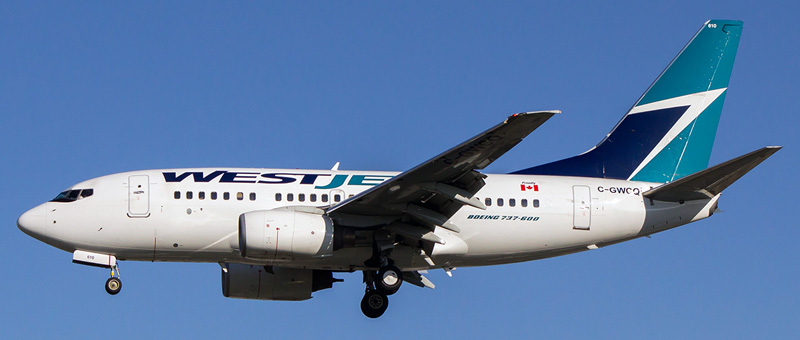 Seat map Boeing 737-600 WestJet. Best seats in the plane